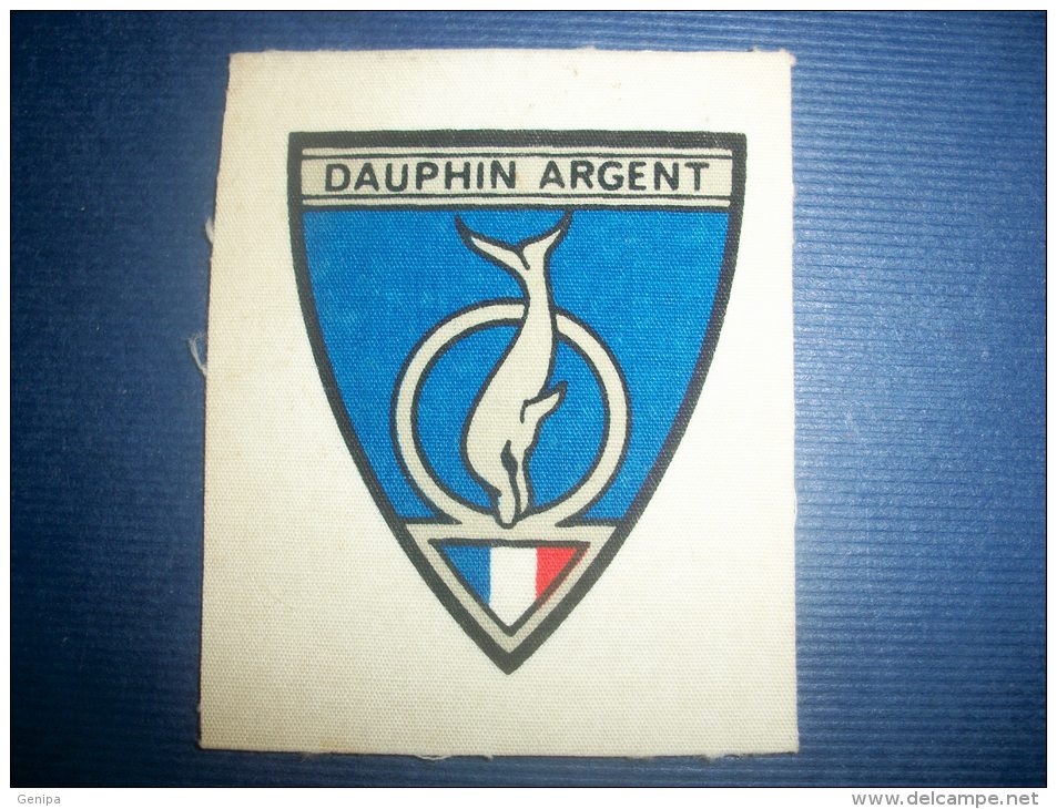 TRANFERT TISSU - DAUPHIN D' ARGENT - Zwemmen