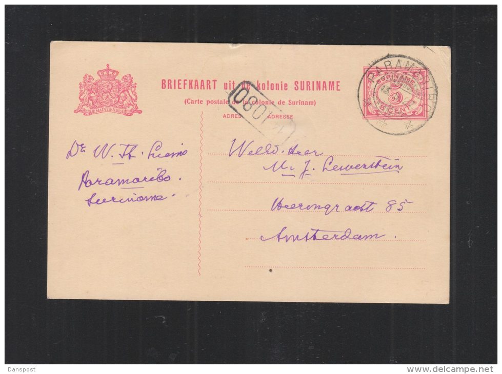 Suriname Briefkaart 1927 - Suriname ... - 1975