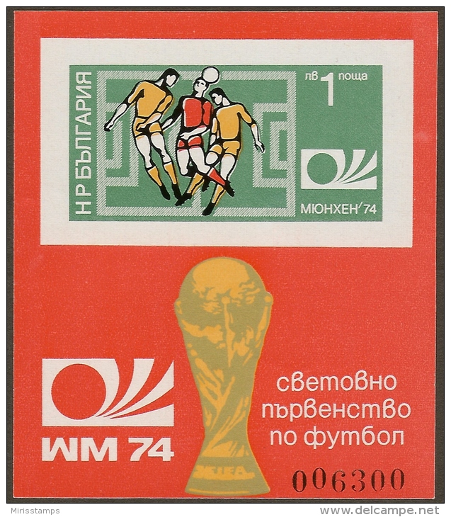 Bulgariia 1974 FIFA Worldcup Germany - 1974 – Westdeutschland