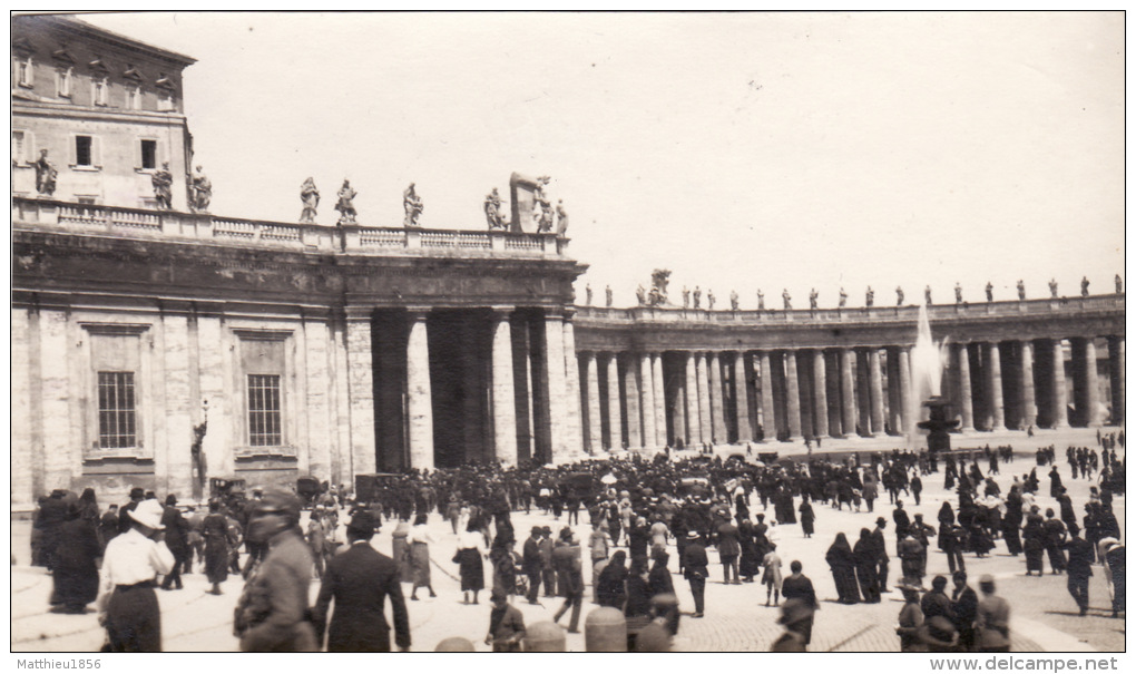 Photo Originale Mai 1920 ROMA (Rome) - Plaza Y Basilica San Pedro (A40, Ww1, Wk1) - San Pietro