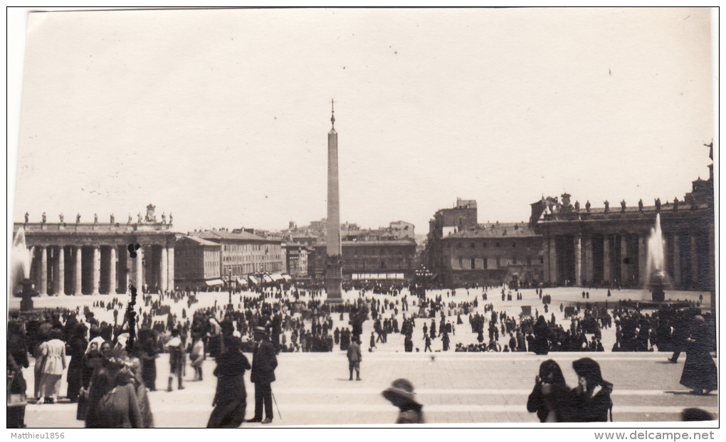 Photo Originale Mai 1920 ROMA (Rome) - Plaza Y Basilica San Pedro (A40, Ww1, Wk1) - San Pietro