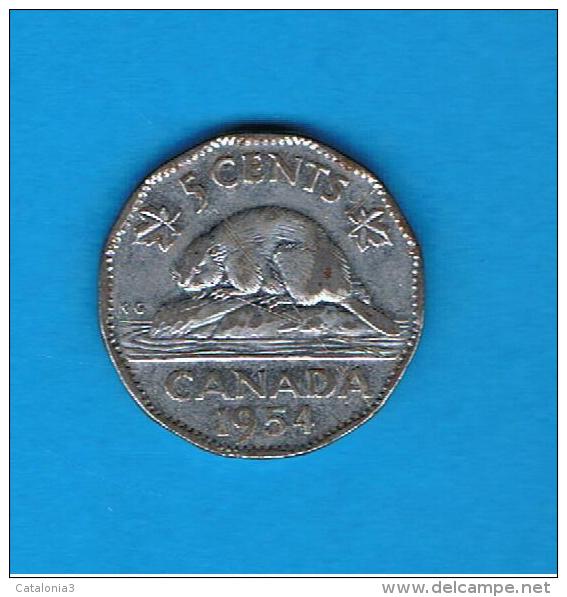 CANADA - 5 Cents  1954   KM50 - Canada