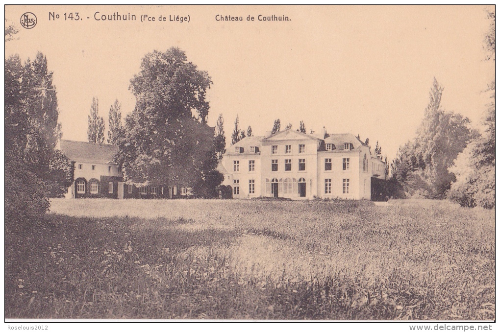 COUTHUIN : Château - Héron