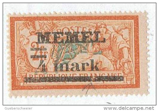 MEM 12 - MEMEL Belle Variété Du Merson N° 31 Type 1 Neuf* - Unused Stamps