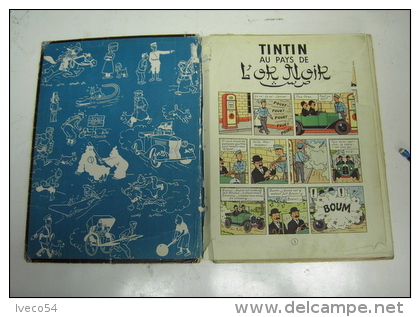 1956 Tintin "Au Pays De L´or Noir " B17 - Hergé
