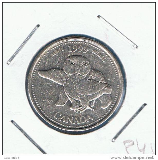 CANADA - 25 Cents 1999  KM345 - Canada