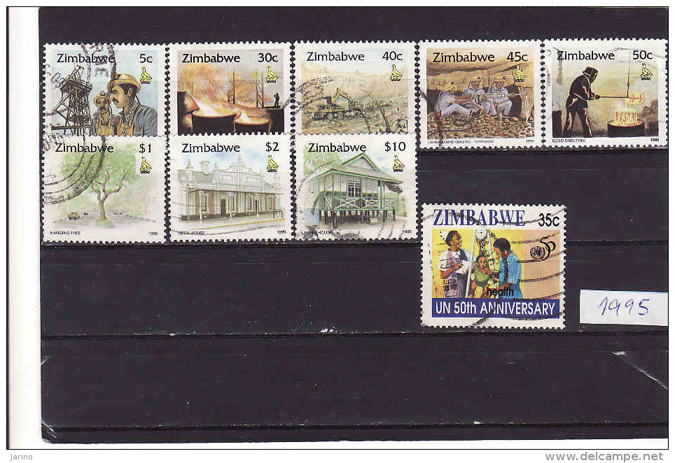 Zimbabwe 1995, Oblitérés - Used, - Zimbabwe (1980-...)