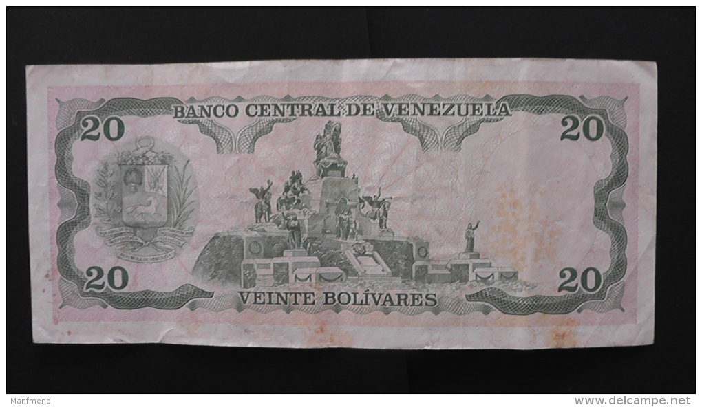 Venezuela - 20 Bolivares - 1995 - P 63e - VF - Look Scan - Venezuela