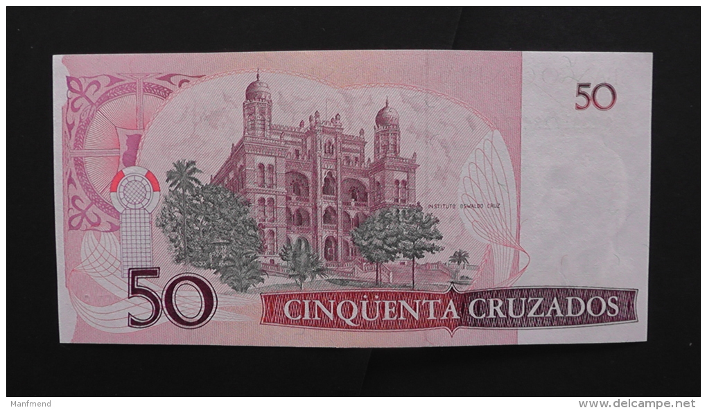 Brazil - 50 Cruzados - 1986 - P 210a - Unc - Look Scans - Brasilien