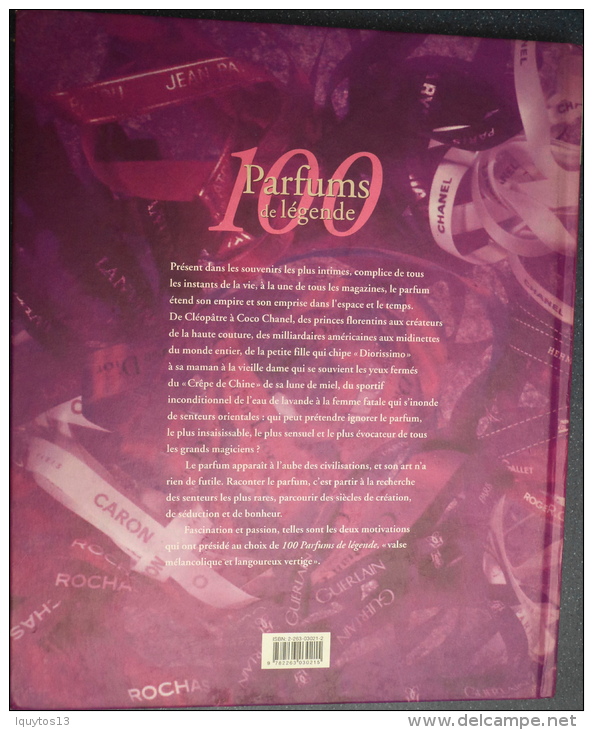 LIVRE "100 PARFUM De LEGENDE" DESCRIPTION Et HISTOIRE Des Plus GRANDS PARFUMS Editions SOLAR Octobre 2000 - Libros