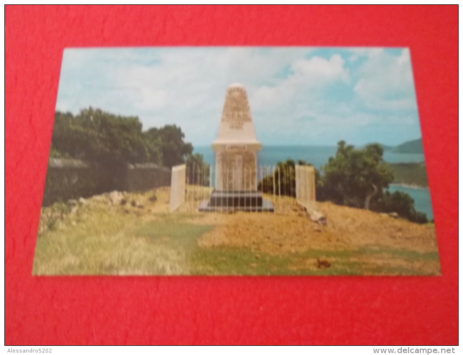 Antigua Monument In The Old English Cemetery  9x14 - Antigua E Barbuda