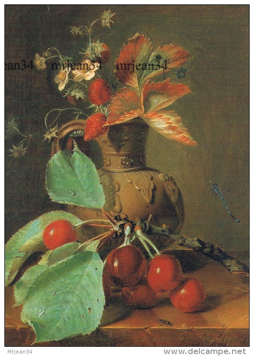 01  BOURG EN BRESSE MUSEE DE BROU:Nature Morte Cerises Fraises Jean Baptiste GALLET - Musei