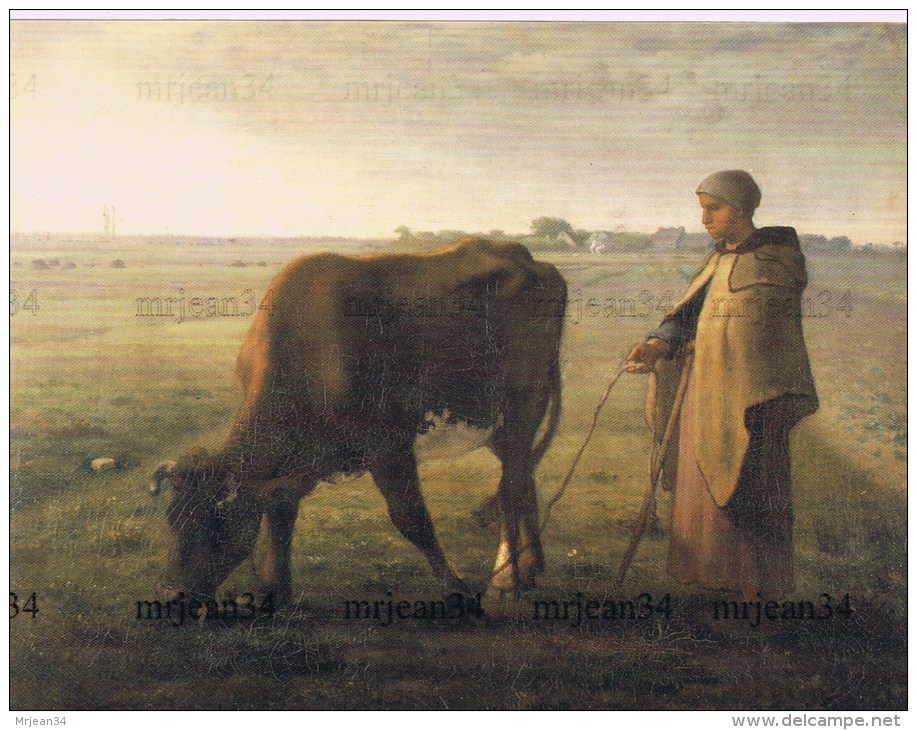 01  BOURG EN BRESSE MUSEE DE BROU:La Gardeuse De Vaches Par Jean François MILLET - Musei