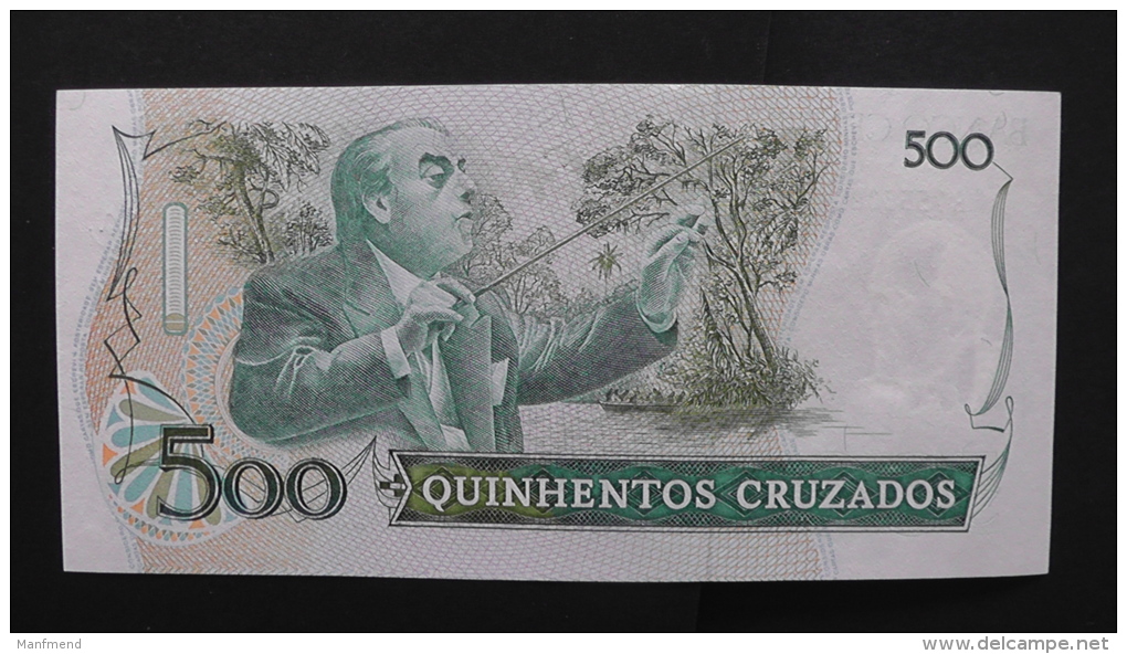 Brazil - 500 Cruzados - 1987 - P 212d - Unc - Look Scan - Brasilien