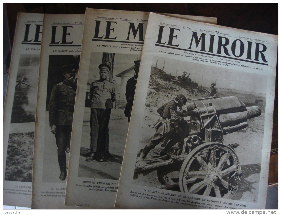 LE MIROIR  (Publication Hébdomadaire)1915/ 1917 - 1914-18