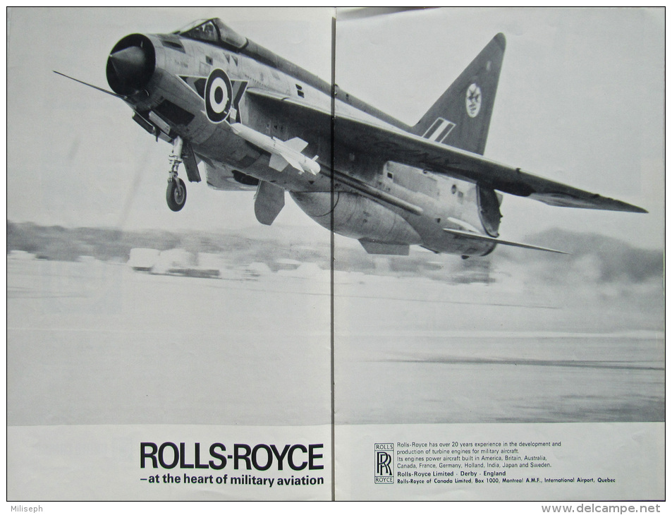 Extrait De Presse - Pub. ROLLS-ROYCE - Reportage Photos - Carriers Launch Strikes Against Vietnam -   +/- 1960 - (3432) - Aviation