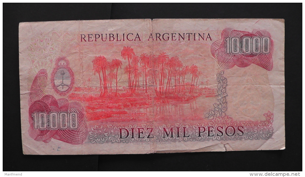 Argentinia - 10000 Pesos - 1976-83 - P 306a - F - Look Scan - Argentina