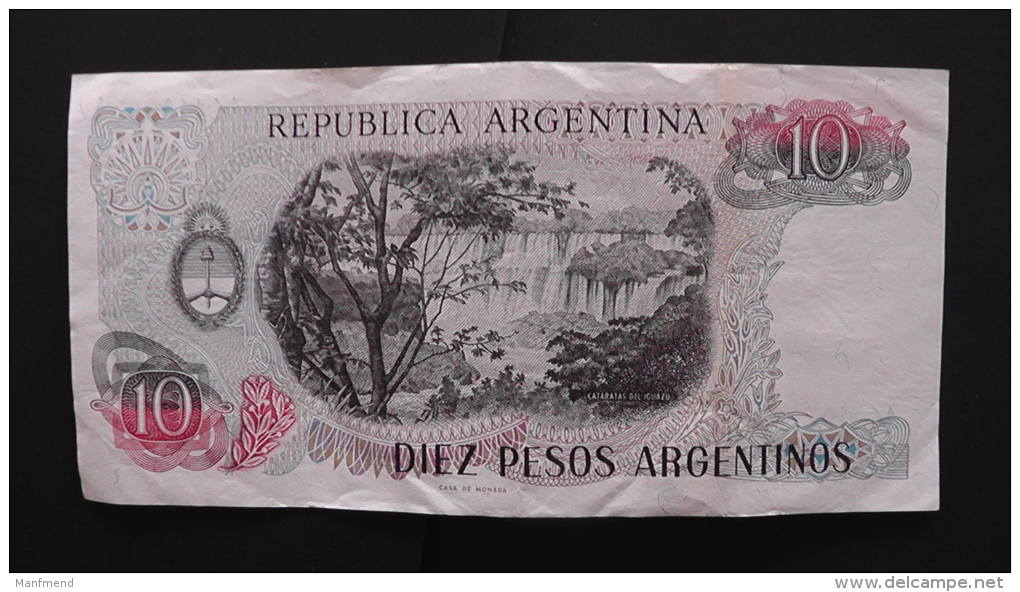 Argentinia - 10 Pesos Argentinos - 1983-84 - P 313a2 - VF - Look Scan - Argentinien