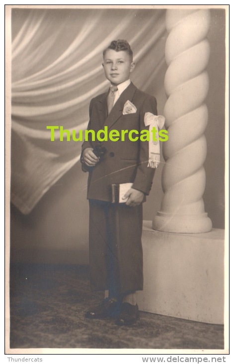 ANCIENNE PHOTO  JEUNE GARCON ** VINTAGE PHOTO YOUNG BOY - Personnes Anonymes