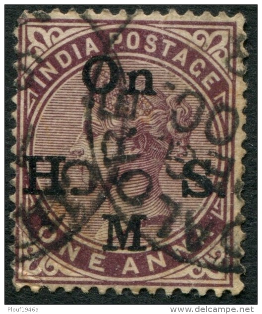 Pays : 230,2 (Inde Anglaise : Cie Des Indes Et Gvt Reine)  Yvert Et Tellier N° :  S   25 (o) - 1858-79 Crown Colony