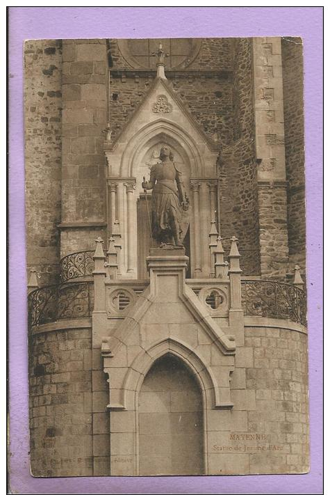 Dépt 53 - MAYENNE -  Statue De Jeanne D'Arc - Mayenne