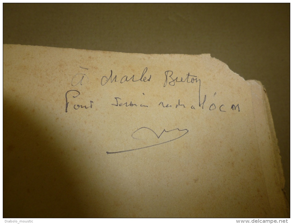 1948  REMY  UNE AFFAIRE DE TRAHISON  Dédicacé à Charles Breton Ancien Chef De Maquis, Pour Services Rendus à L´ O. C. M. - Livres Dédicacés