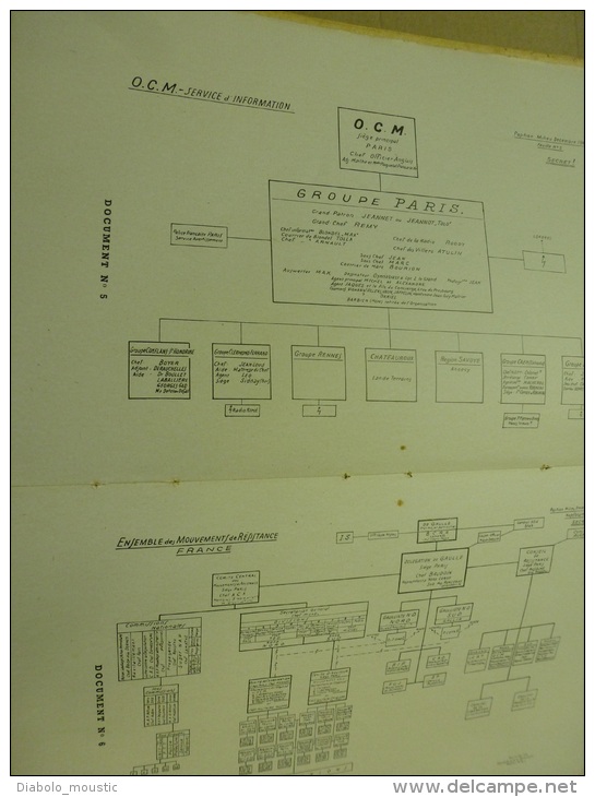 1948  REMY  UNE AFFAIRE DE TRAHISON  dédicacé à Charles Breton ancien chef de maquis, pour services rendus à l´ O. C. M.