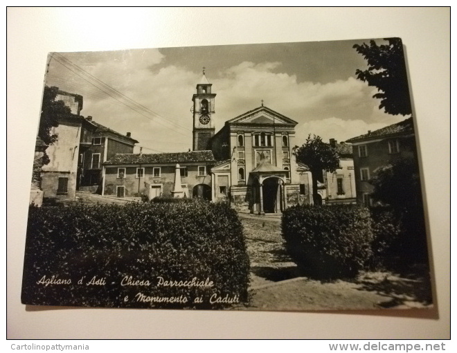 Monumento Ai Caduti   Chiesa Parocchiale  Agliano D'asti Piemonte - Monumenti Ai Caduti