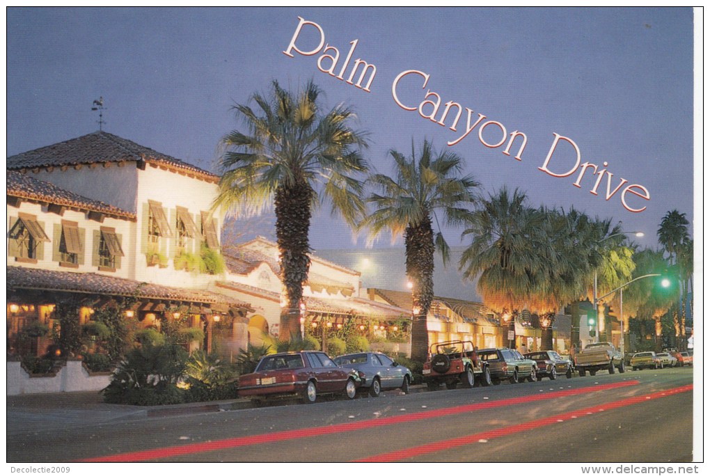 ZS50257 Palm Canyon Drive Car Voiture   2  Scans - Palm Springs