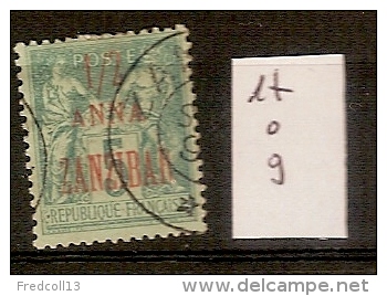 Zanzibar 17 Oblitéré  Côte 9 € - Used Stamps