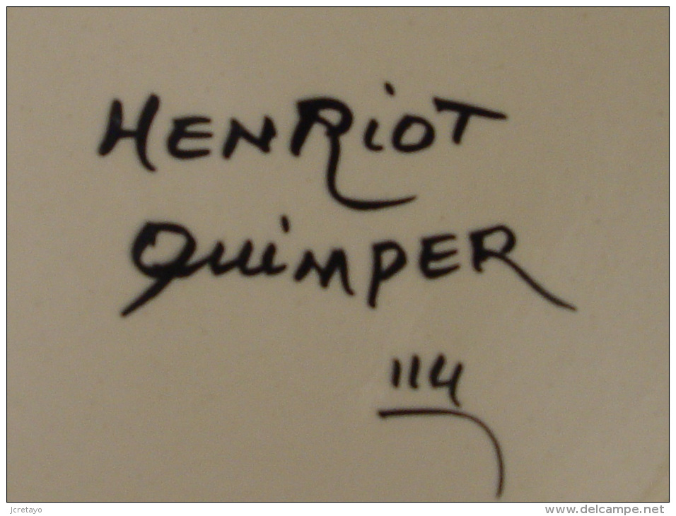 Henriot Quimper, Assiette - Quimper/Henriot (FRA)