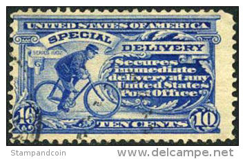 US E6 Used 10c Special Delivery From 1902 - Special Delivery, Registration & Certified