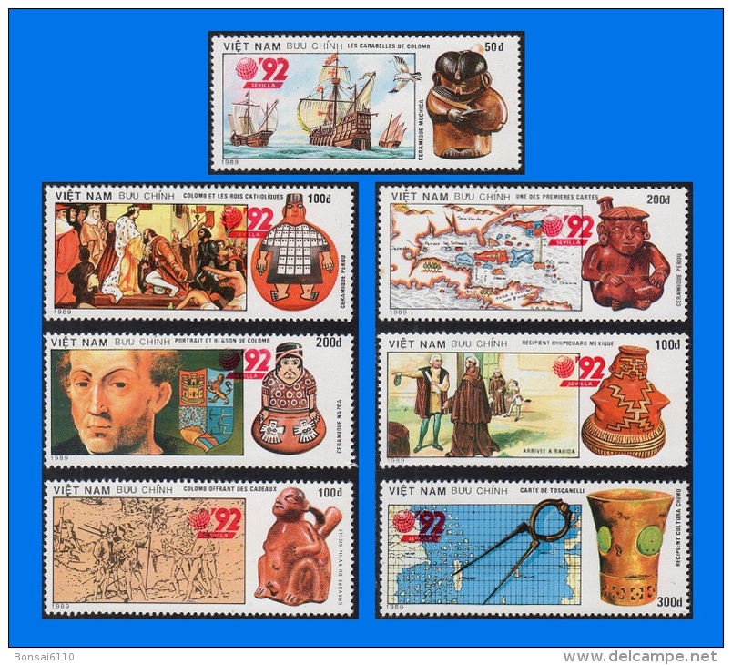 VN 1992-0001, Year Set (Lot 1), CTO/MNH (14 Scans) - Vietnam