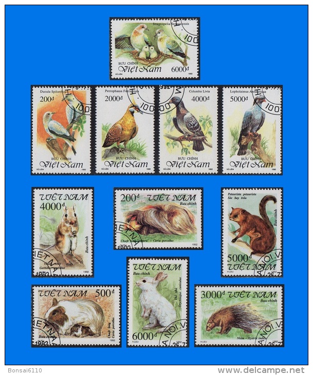 VN 1992-0001, Year Set (Lot 1), CTO/MNH (14 scans)