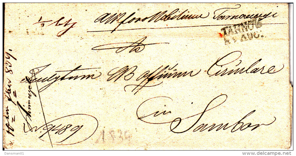 POLAND 1839 TARNOW Full Letter - ...-1860 Préphilatélie