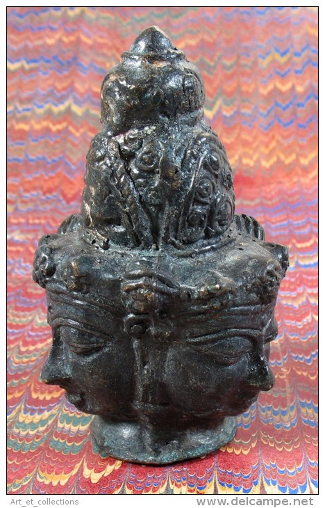 Ancien élément De Décor En Bronze D’ASIE - Aziatische Kunst