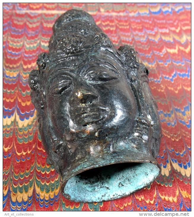 Ancien élément De Décor En Bronze D’ASIE - Asiatische Kunst
