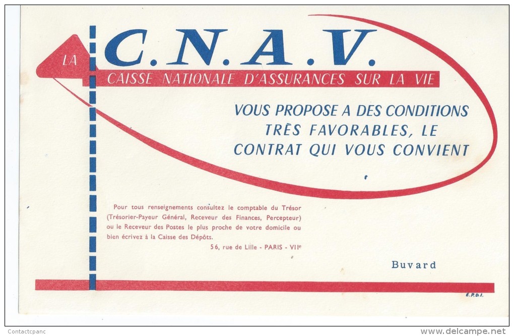 CAISSE  NATIONALE  D' ASSURANCES SUR  LA  VIE       -   Ft  =  21 Cm X 13.5 Cm - Banca & Assicurazione