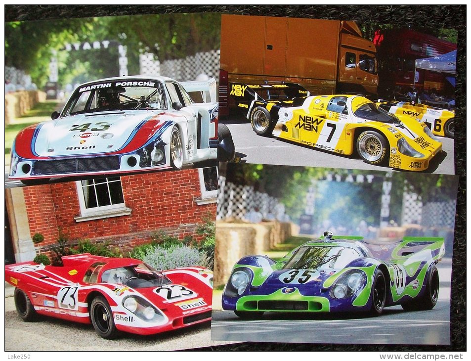 4 CARTOLINE PORSCHE 917,962 E 935 MARTINI RACING - Le Mans