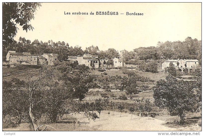 LES ENVIRONS DE BESSEGES - BORDEZAC - Bessèges