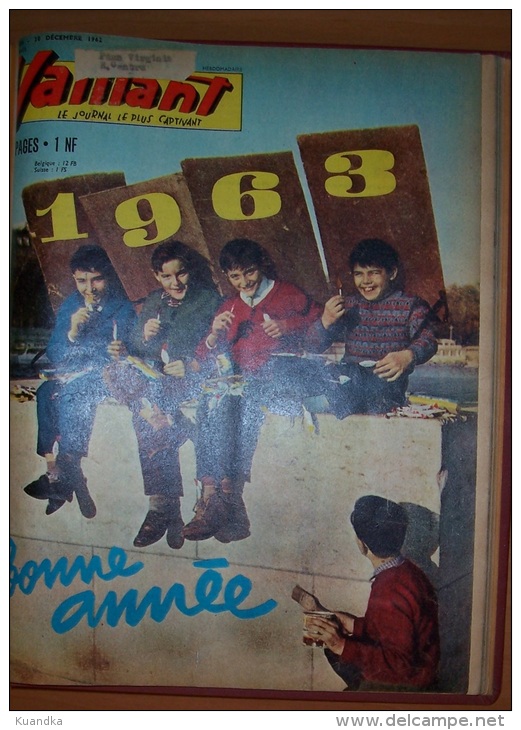 1962 Vaillant Le Journal le plus Captivant No 903-913;915-920,Album Relie, Bound Album, Album Rilegato