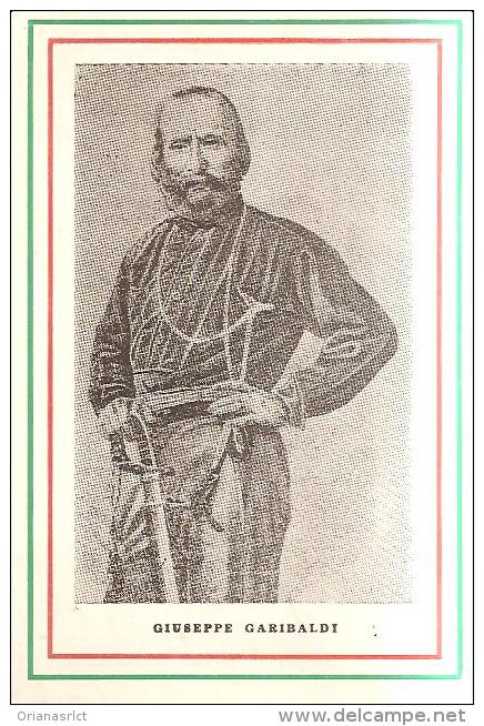 61820) Cartolina Comitato Regionale Celebrazioni Centenario Unità Ditalia - Raffigurante Giuseppe Garibaldi - Historia