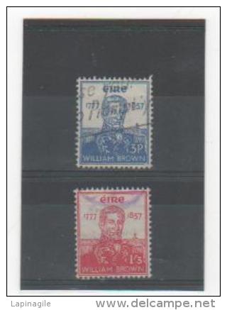 IRLANDE 1957 YT N° 132-133 Oblitéré - Used Stamps