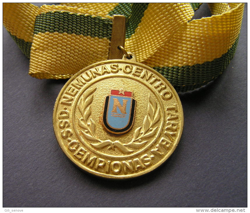 1960s NEMUNAS ATHLETICS MEDAL CHAMPION / LITHUANIA - Atletiek