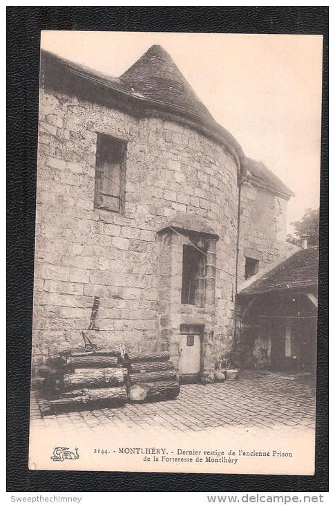 CPA 91  Monthléry Montlhéry - Dernier Vestige De L'ancienne Prison + DRAWING !!! - Montlhery