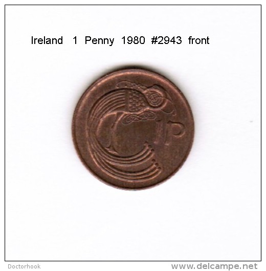 IRELAND    1  PENNY  1980  (KM # 20) - Ireland