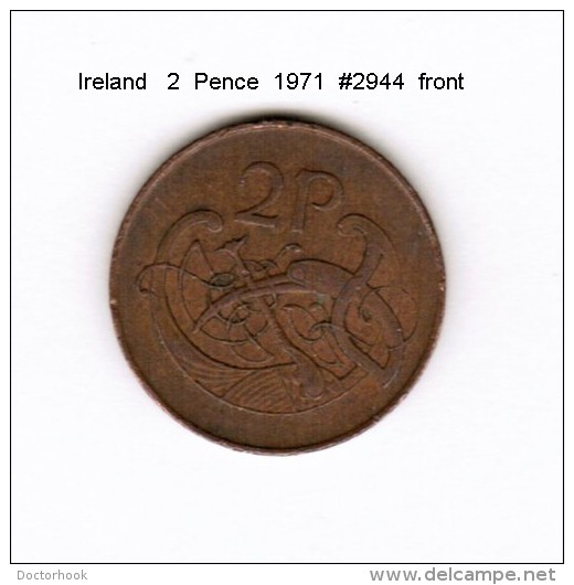 IRELAND    2  PENCE  1971  (KM # 21) - Irlande