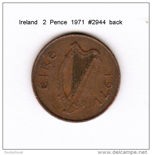 IRELAND    2  PENCE  1971  (KM # 21) - Ireland