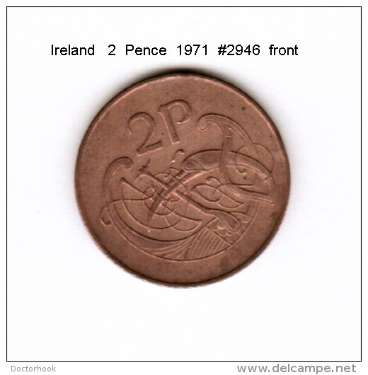 IRELAND    2  PENCE  1971  (KM # 21) - Irland