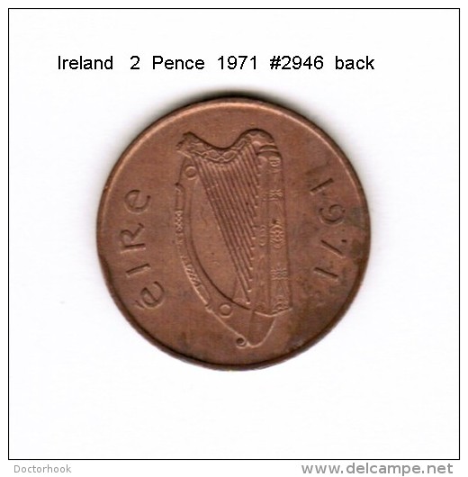 IRELAND    2  PENCE  1971  (KM # 21) - Irland